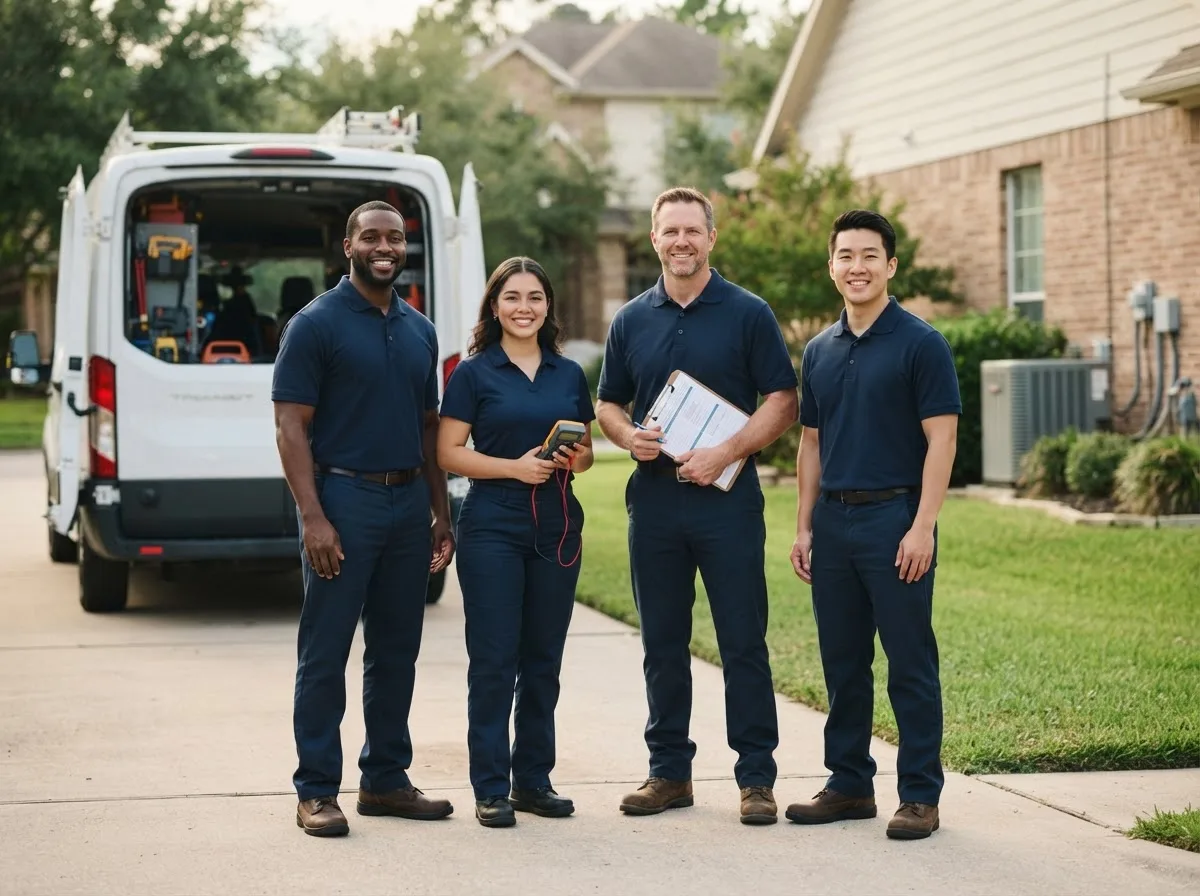 Certified HVAC technician near Pinehurst, TX